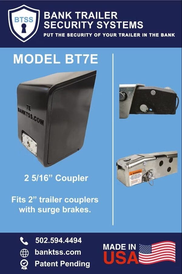 BT7E Coupler Lock Features