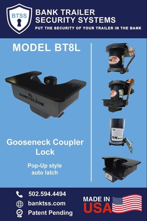 BT8L Gooseneck Coupler Lock Features