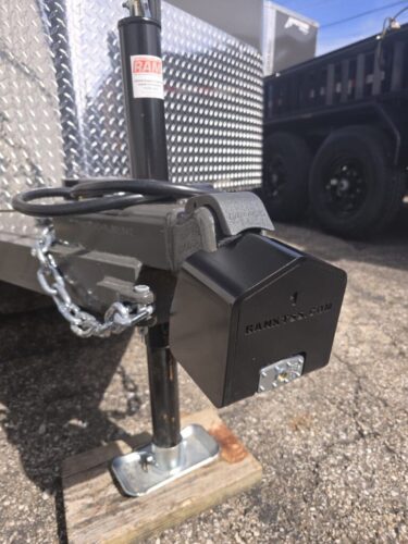BT1 Coupler Lock attached to trailer