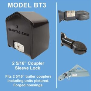 2 5/16″ Bumper-Pull Collar-Lock Trailer Coupler Lock (BT3)