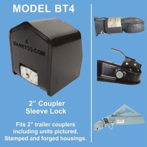 2″ Bumper-Pull Collar-Lock Trailer Coupler Lock (BT4)