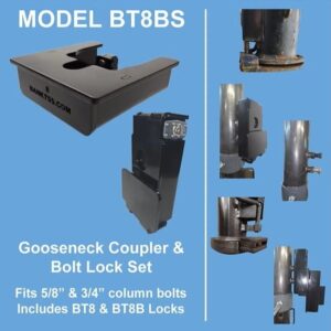 Gooseneck Coupler & Bolt Lock Combo (BT8BS)