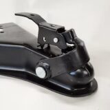 Collar-lock (“snake head”) latch